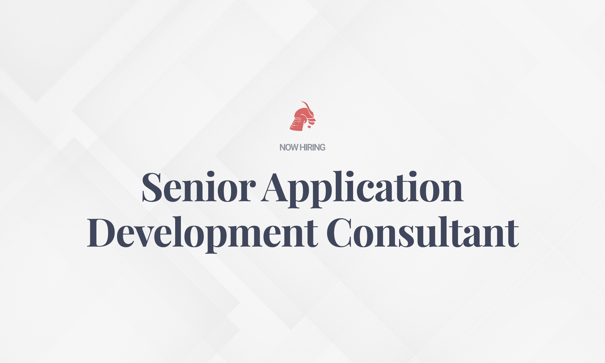 Senior Application Development Consultant