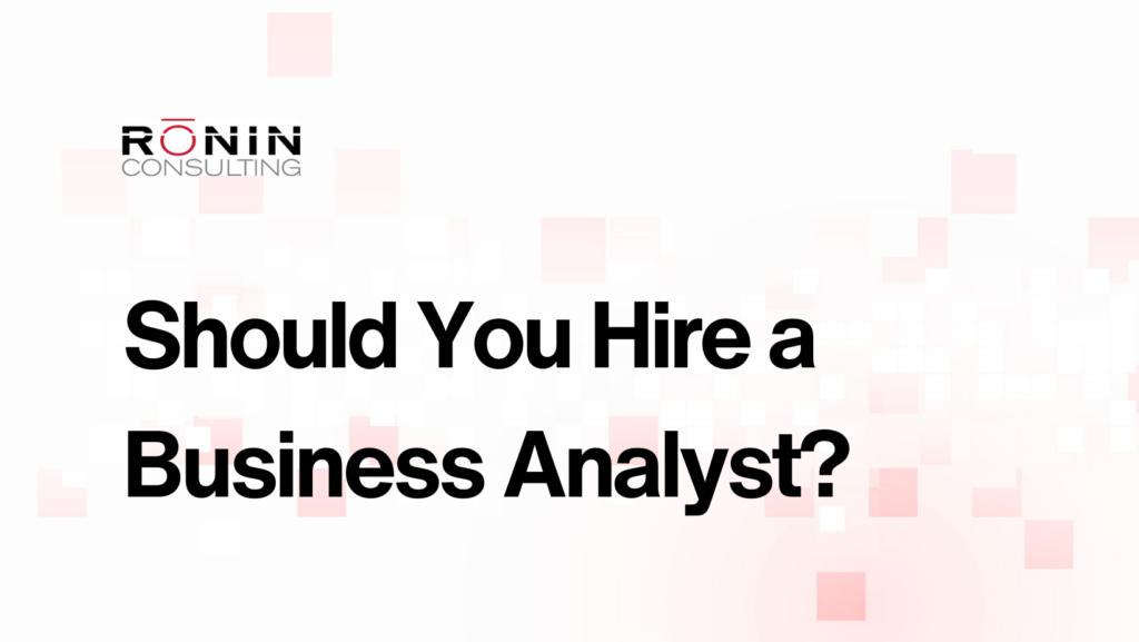 hire a business analyst