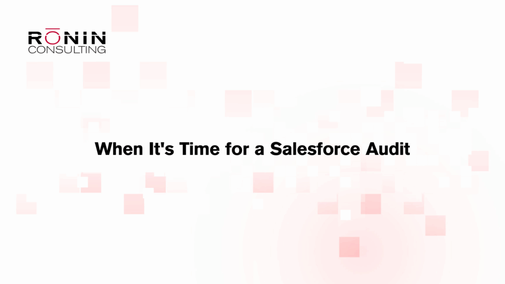 salesforce audit